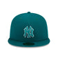 NEW ERA New York Yankees Team Outline Dark Green 59FIFTY Fitted Cap