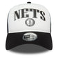 NEW ERA Brooklyn NETS NBA retro black E-Frame Adjustable Trucker Cap