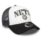 NEW ERA Brooklyn NETS NBA retro black E-Frame Adjustable Trucker Cap
