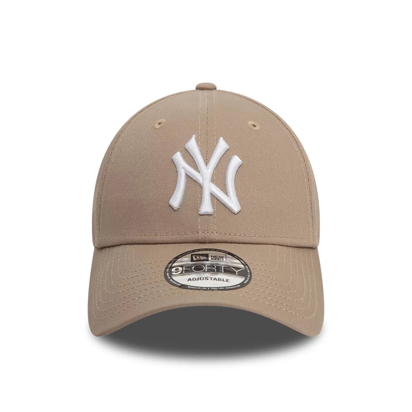 NEW ERA New York Yankees League Essential Pastel Brown 9FORTY Adjustable Cap