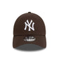 NEW ERA New York Yankees MLB League Essential Brown 9FORTY Adjustable Cap