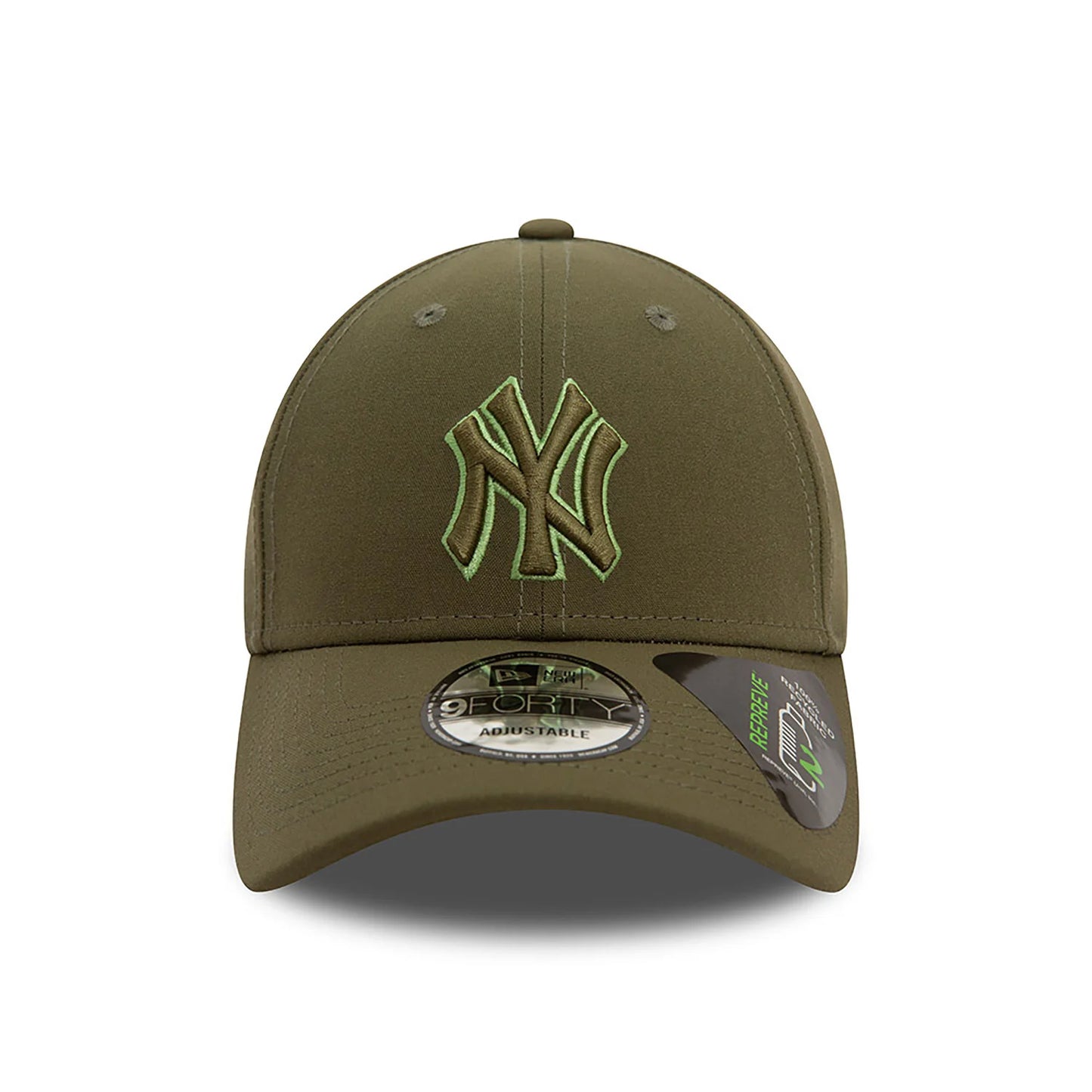 NEW ERA New York Yankees Repreve Outline Green 9FORTY Adjustable Cap
