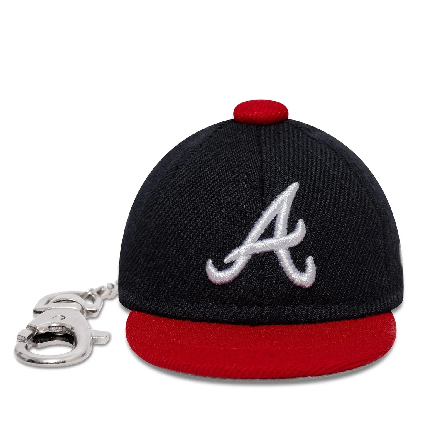New Era Atlanta Braves MLB Mini Cap Navy Key Chain