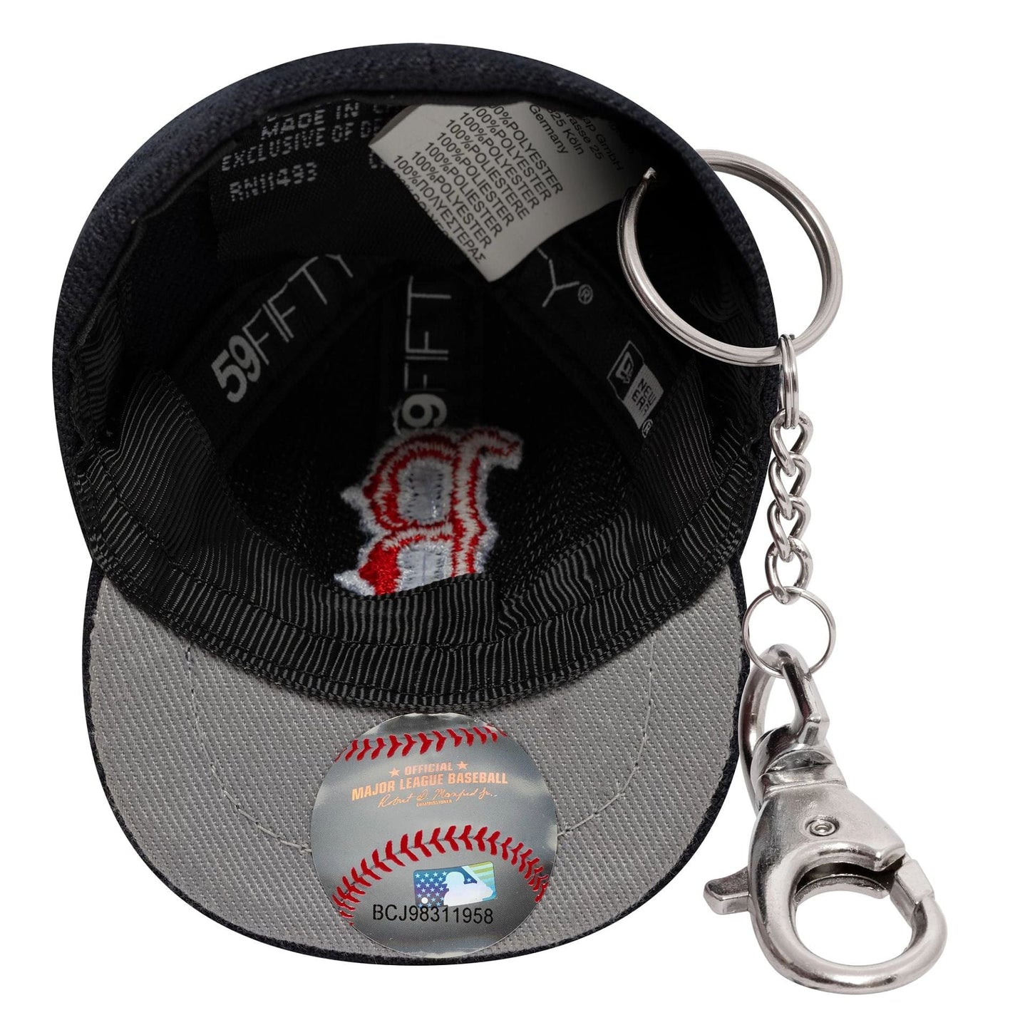 New Era Boston Red Sox MLB Mini Cap Navy Key Chain