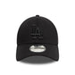 NEW ERA LA Dodgers Monochrome Black 39THIRTY Stretch Fit Cap