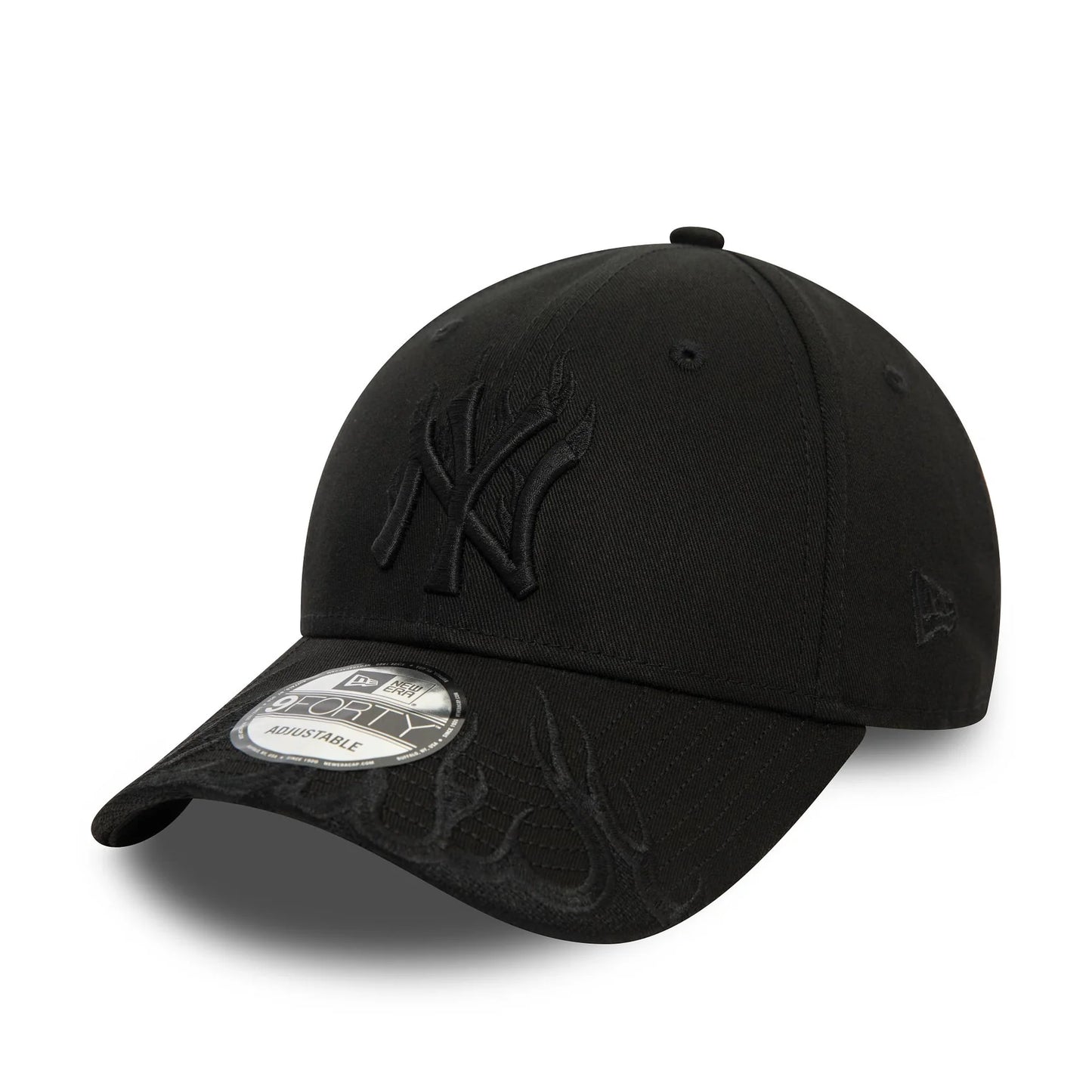 NEW ERA New York Yankees MLB Flame Black 9FORTY Adjustable Cap