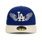 NEW ERA LA Dodgers MLB Team Wings Navy 59FIFTY Fitted Cap