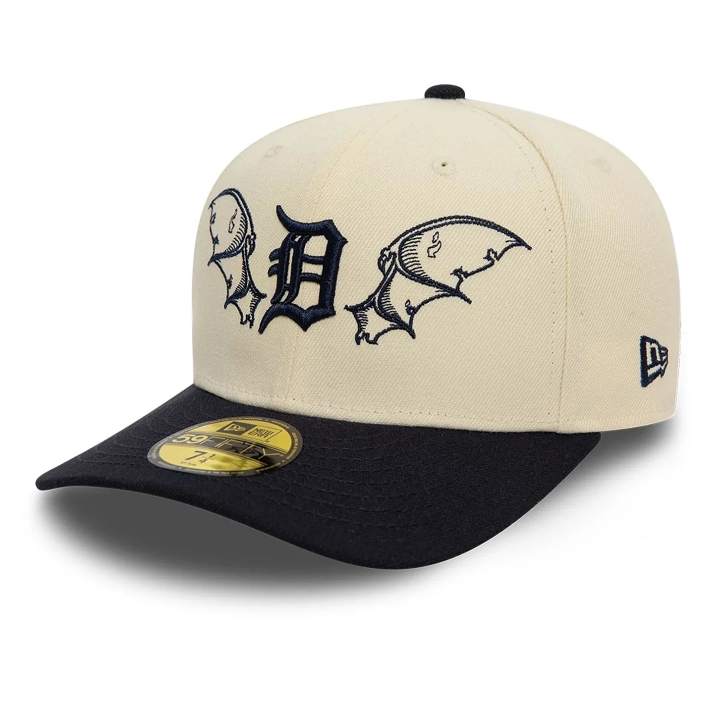 NEW ERA Detroit Tigers MLB Team Wings Light Beige 59FIFTY Fitted Cap