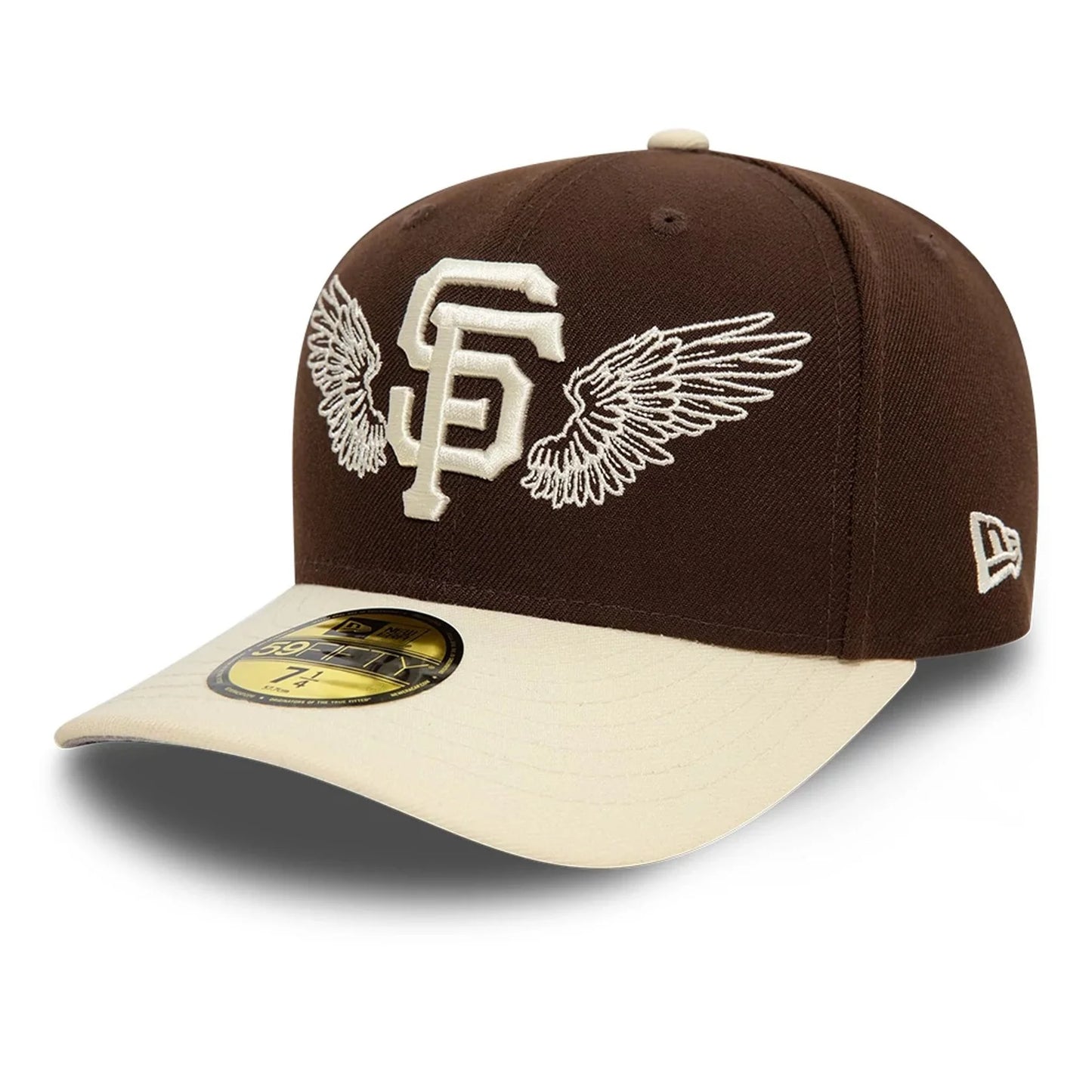 NEW ERA San Francisco Giants MLB Team Wings Dark Brown 59FIFTY Fitted Cap