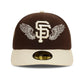 NEW ERA San Francisco Giants MLB Team Wings Dark Brown 59FIFTY Fitted Cap