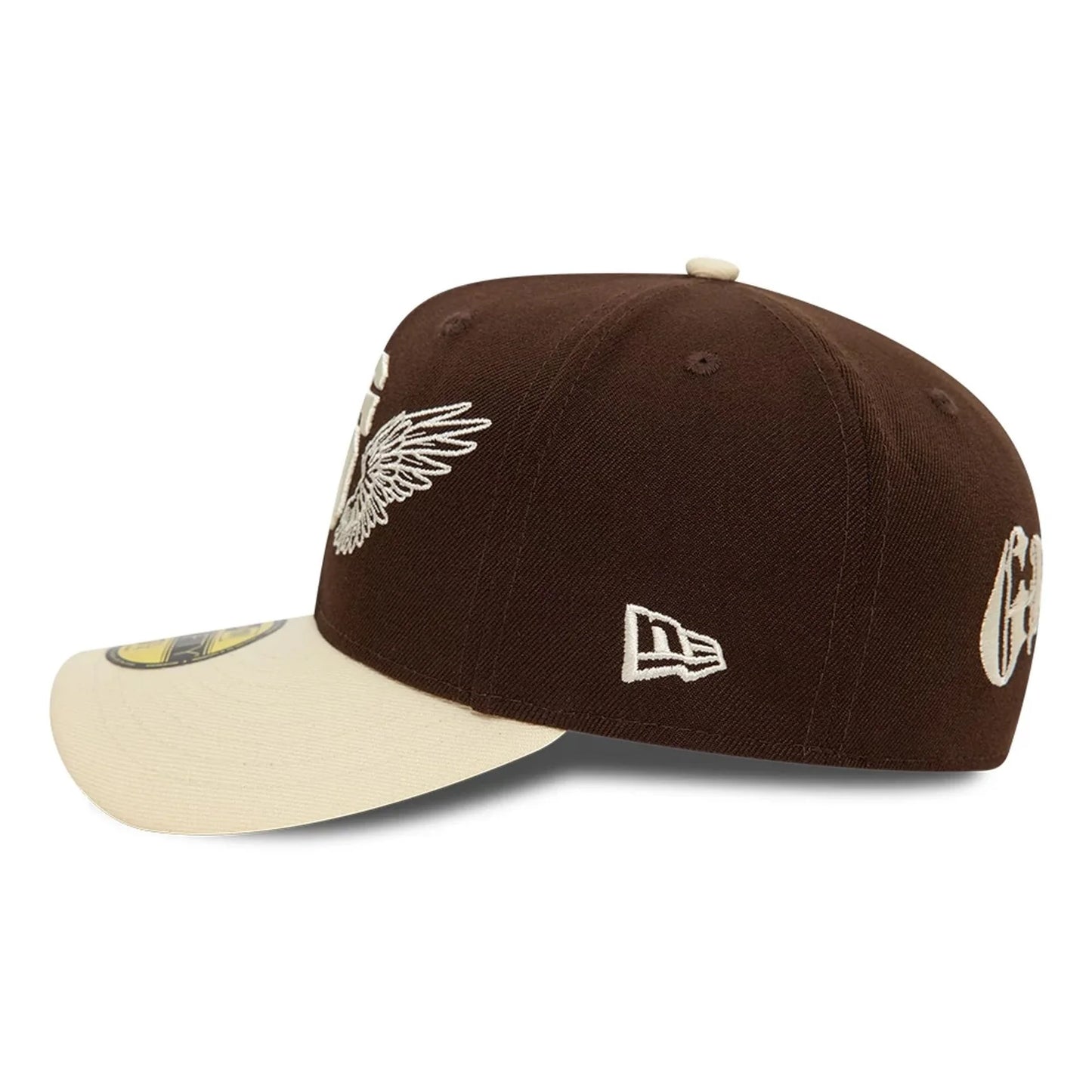 NEW ERA San Francisco Giants MLB Team Wings Dark Brown 59FIFTY Fitted Cap