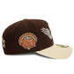 NEW ERA San Francisco Giants MLB Team Wings Dark Brown 59FIFTY Fitted Cap