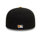 LA Angels Contrast Cord Black 59FIFTY Fitted Cap