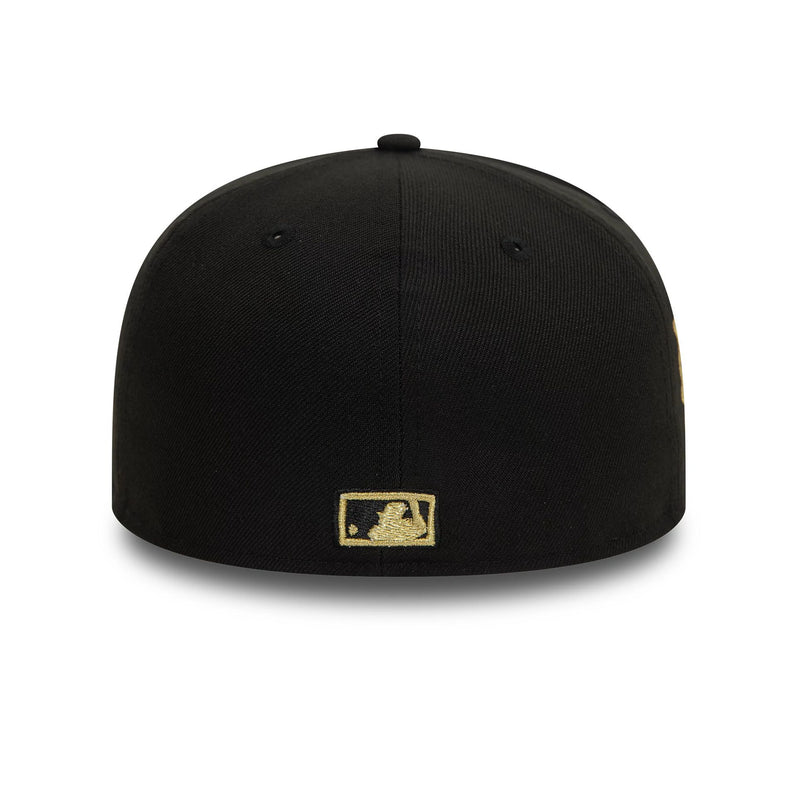 New York Yankees Cooperstown Metallic Black 59FIFTY Fitted Cap