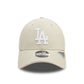 NEW ERA LA Dodgers MLB Cream 9FORTY Stretch Snap Adjustable Cap