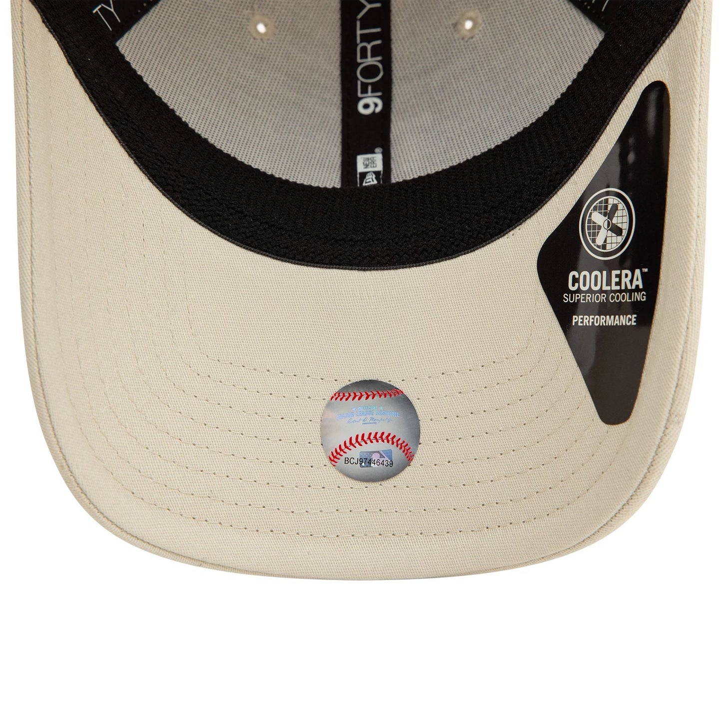 NEW ERA LA Dodgers MLB Cream 9FORTY Stretch Snap Adjustable Cap