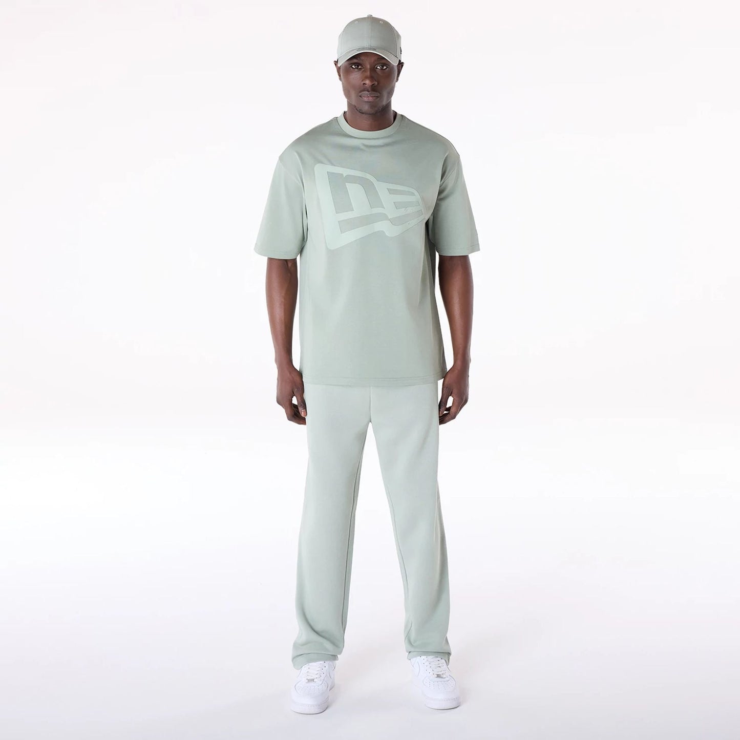 NEW ERA Straight Leg Pastel Green Joggers