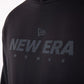 New Era Flag Logo Black Oversized Pullover Hoodie