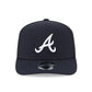 NEW ERA Atlanta Braves MLB Evergreen Navy 9SEVENTY Stretch Snap Adjustable Cap