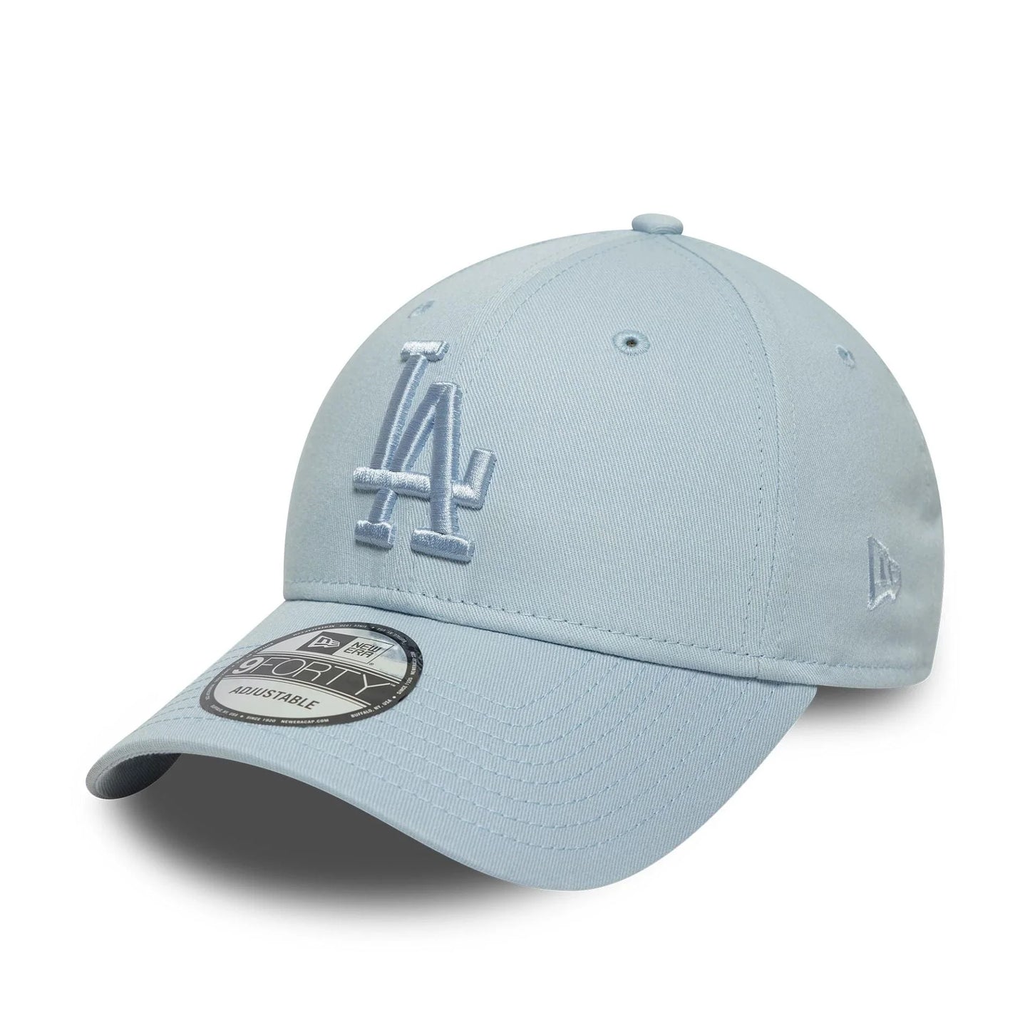 NEW ERA LA Dodgers MLB League Essential Pastel Blue 9FORTY Adjustable Cap