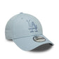 NEW ERA LA Dodgers MLB League Essential Pastel Blue 9FORTY Adjustable Cap