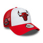 NEW ERA Chicago Bulls NBA Side Patch Red 9FORTY A-Frame Trucker Adjustable Cap