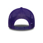NEW ERA LA Lakers NBA Side Patch Purple 9FORTY A-Frame Trucker Adjustable Cap