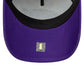 NEW ERA LA Lakers NBA Side Patch Purple 9FORTY A-Frame Trucker Adjustable Cap