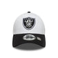 NEW ERA Las Vegas Raiders NFL Team Logo White 39THIRTY Stretch Fit Adjustable Cap