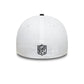 NEW ERA Las Vegas Raiders NFL Team Logo White 39THIRTY Stretch Fit Adjustable Cap