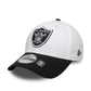 NEW ERA Las Vegas Raiders NFL Team Logo White 39THIRTY Stretch Fit Adjustable Cap