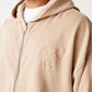 New Era Chicago Bulls NBA Washed Beige Full Zip Hoodie