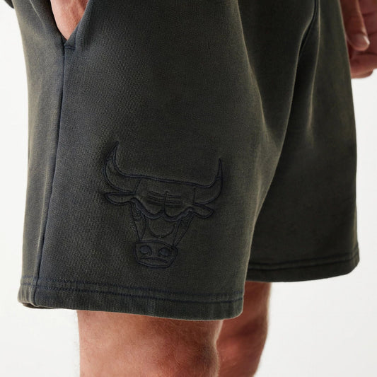 New Era Chicago Bulls NBA Washed Grey Shorts