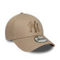 NEW ERA New York Yankees MLB League Essential Pastel Brown 9FORTY Adjustable Cap