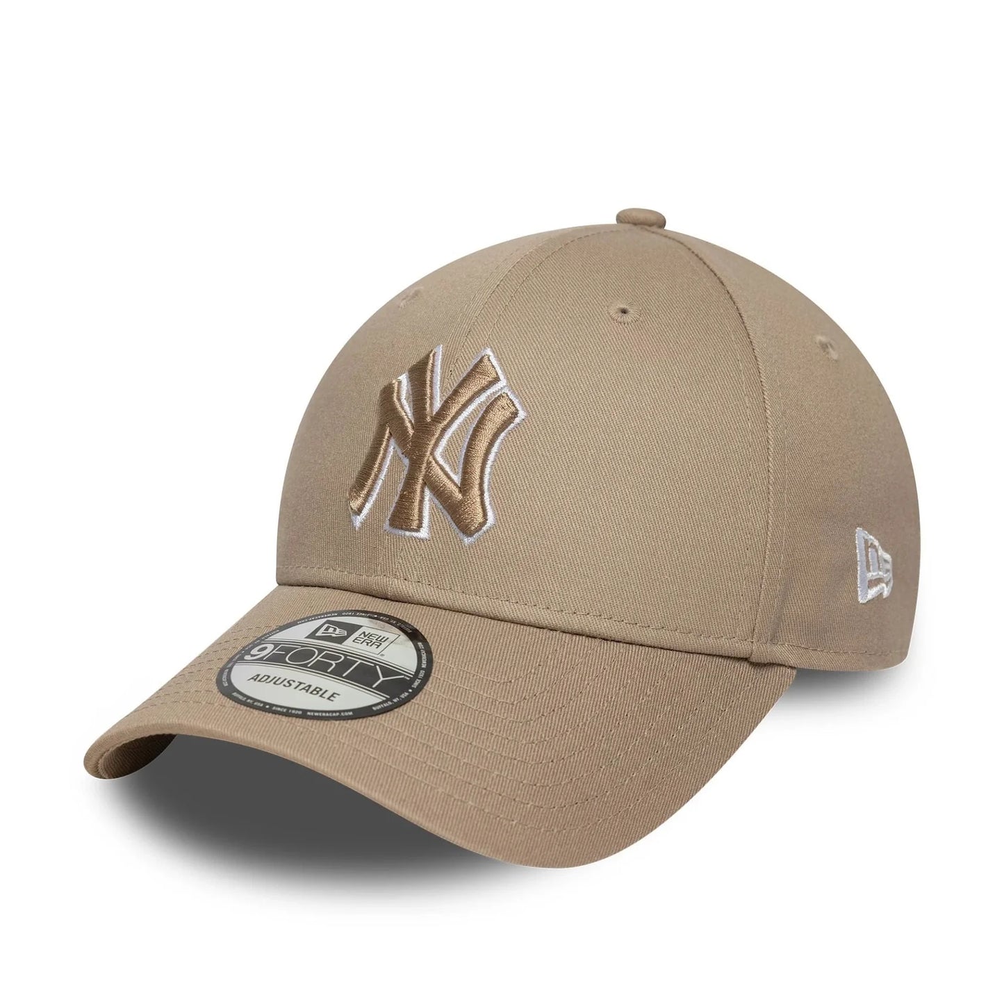 New Era New York Yankees MLB Outline Pastel Brown 9FORTY Adjustable Cap