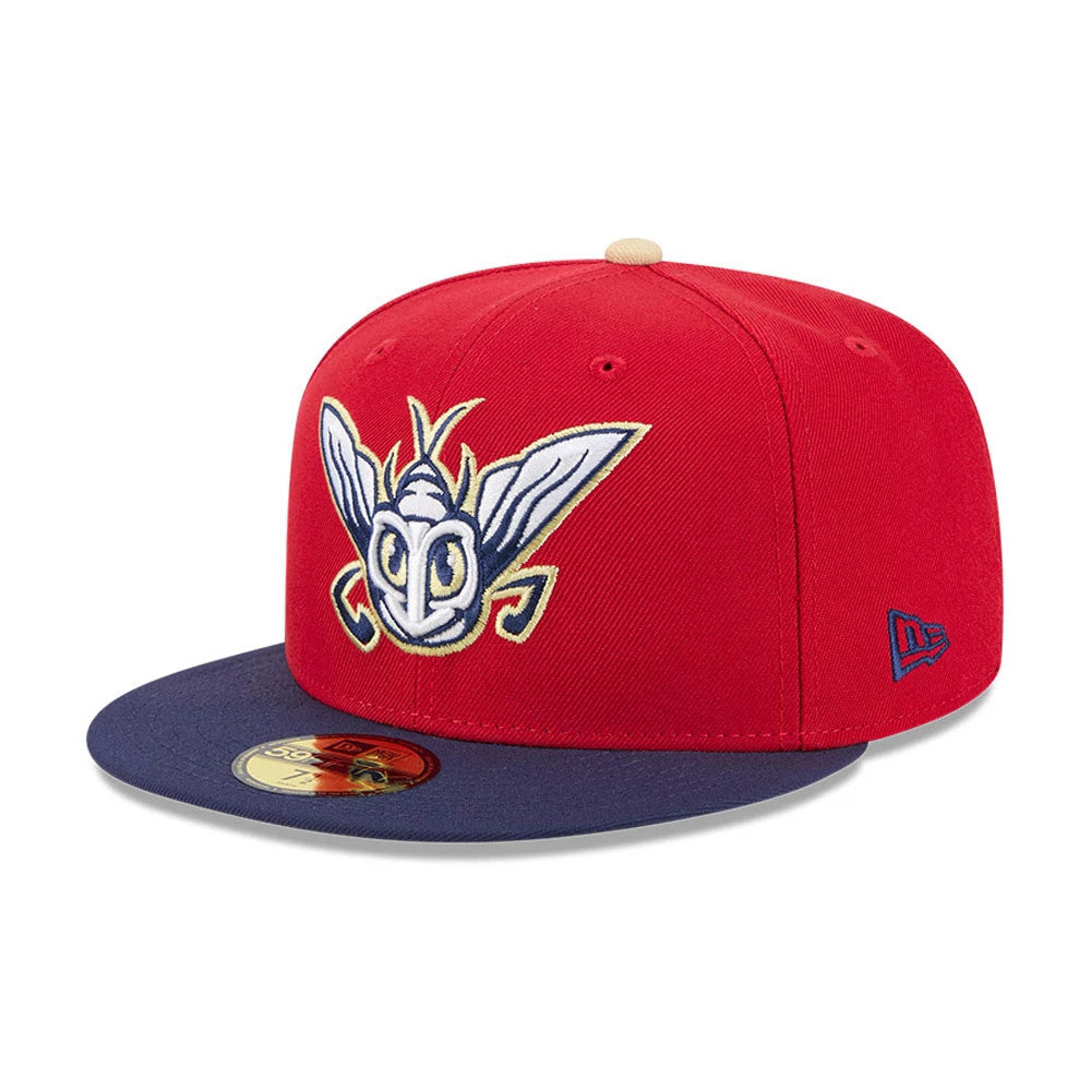 New Era Harrisburg Senators MiLB Theme Night Red 59FIFTY Fitted Cap