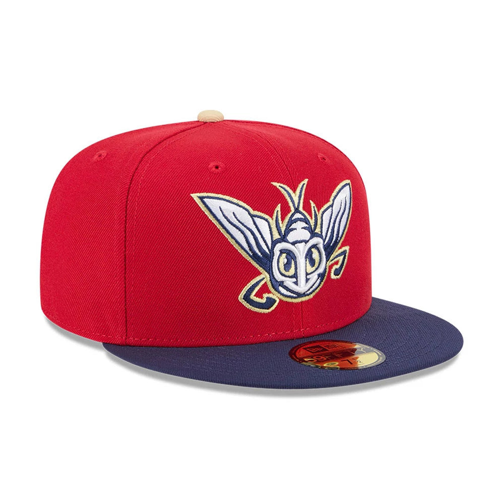 New Era Harrisburg Senators MiLB Theme Night Red 59FIFTY Fitted Cap