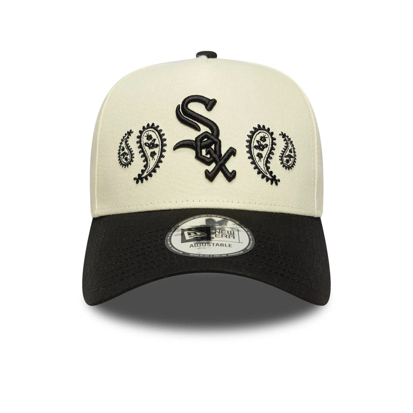NEW ERA Chicago White Sox MLB Paisley White 9FORTY E-Frame Adjustable Cap