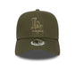 NEW ERA LA Dodgers MLB Outline Green 9FORTY E-Frame Trucker Adjustable Cap