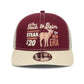NEW ERA Cord Visor Dark Red 9FIFTY Pre-curved Trucker Snapback Adjustable Cap