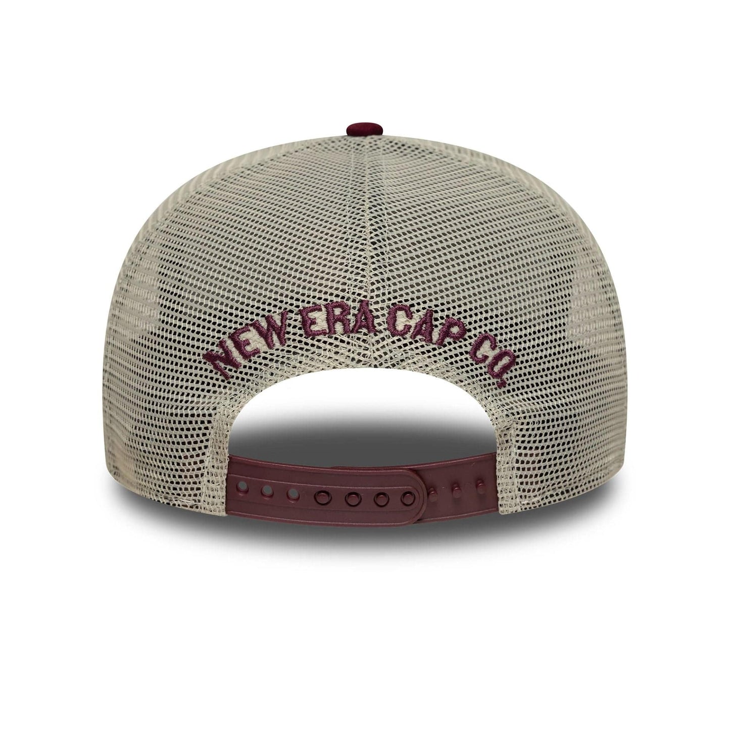 NEW ERA Cord Visor Dark Red 9FIFTY Pre-curved Trucker Snapback Adjustable Cap