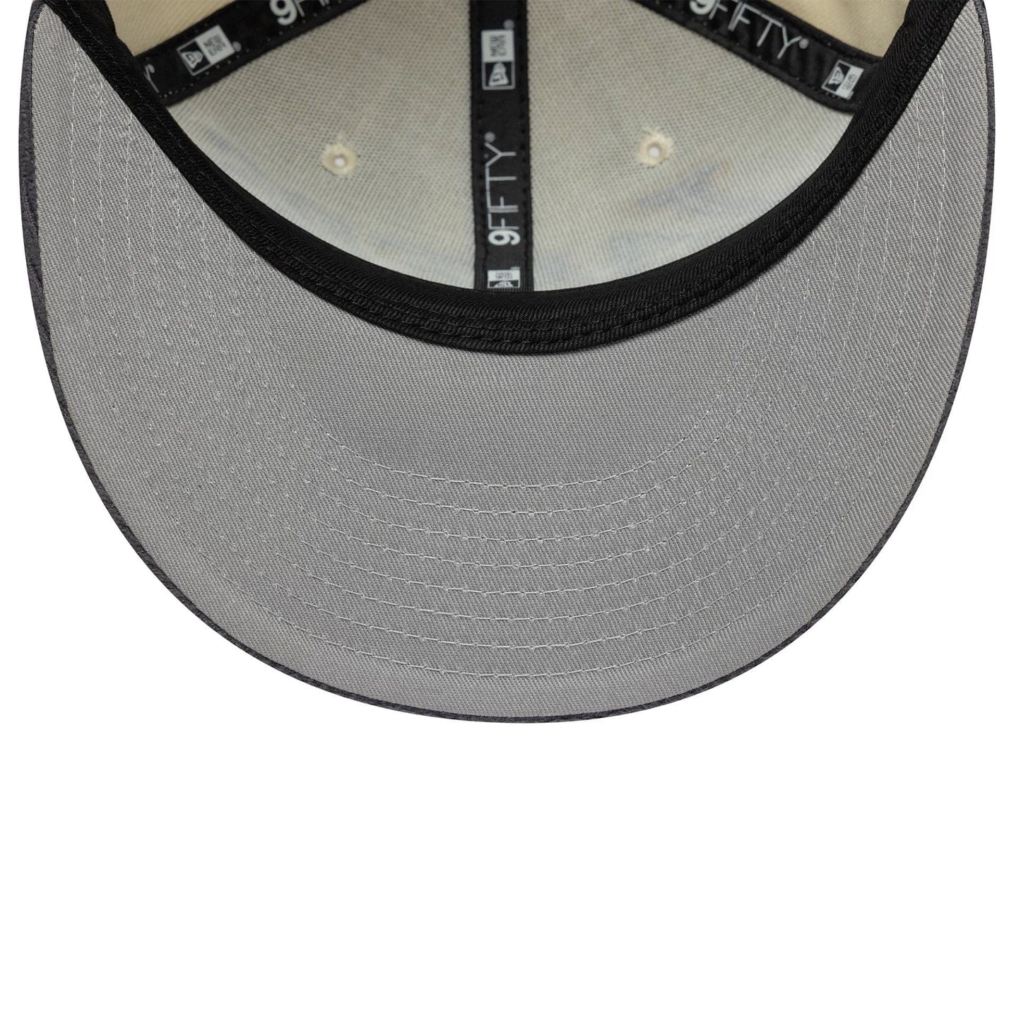 NEW ERA LA Lakers NBA Cord Visor Cream Pre-curved 9FIFTY Snapback Adjustable Cap