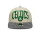 NEW ERA Boston Celtics NBA Cord Visor Cream Pre-curved 9FIFTY Snapback Adjustable Cap