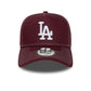 NEW ERA LA Dodgers MLB World Series Dark Red 9FORTY E-Frame Trucker Adjustable Cap