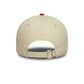 New Era Kansas City Chiefs NFL Wordmark Cream 9FORTY Adjustable Cap