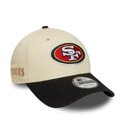 San Francisco 49ers NFL Wordmark Cream 9FORTY Adjustable Cap