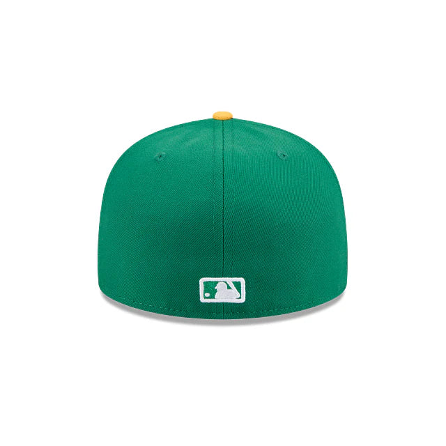 NEW ERA Oakland Athletics MLB 2025 Hall Of Fame Green/Yellow 59FIFTY Fitted Cap