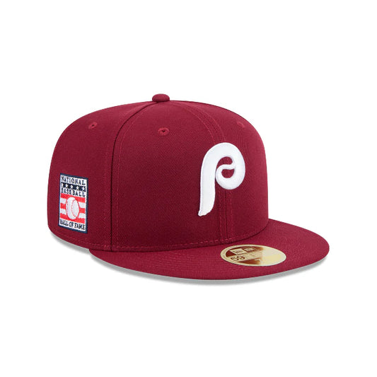 NEW ERA Philadelphia Phillies MLB 2025 Hall Of Fame Red 59FIFTY Fitted Cap