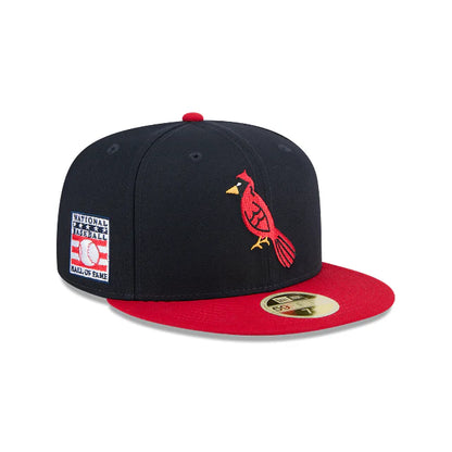 NEW ERA St. Louis Cardinals MLB 2025 Hall Of Fame Navy Blue 59FIFTY Fitted Cap