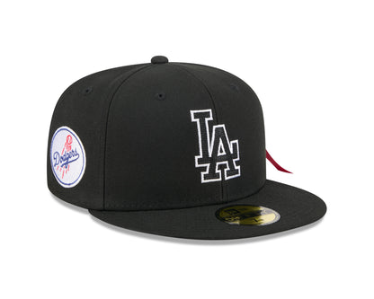 NEW ERA Los Angeles Dodgers MLB X Alpha Black 59FIFTY Fitted Cap
